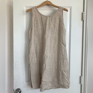Linen Braided Tank Dress
